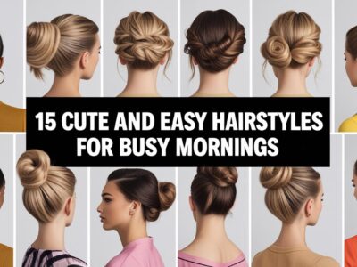 15 Cute and Easy Hairstyles for Busy Mornings