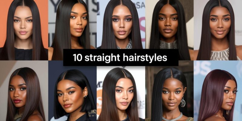 10 Straight Hairstyles