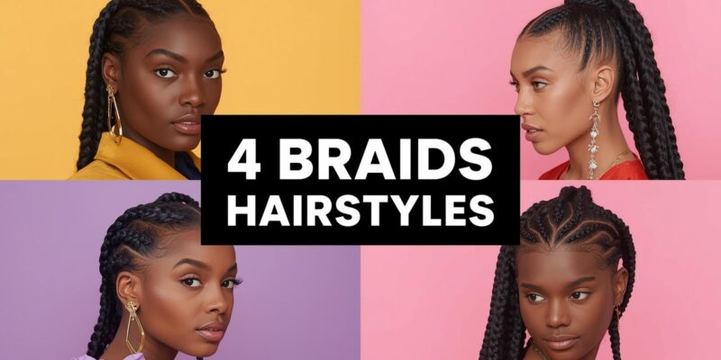4 Braids Hairstyles