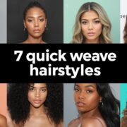 7 Quick Weave Hairstyles