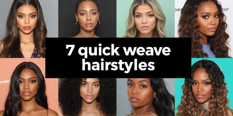 7 Quick Weave Hairstyles