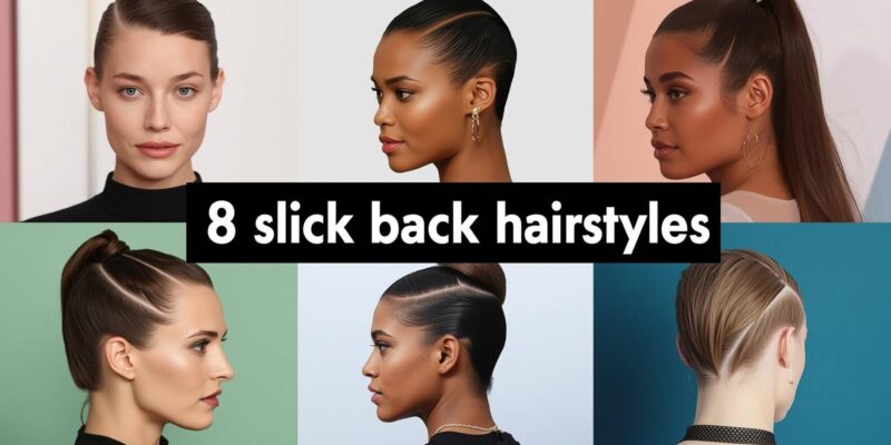8 Slick Back Hairstyles